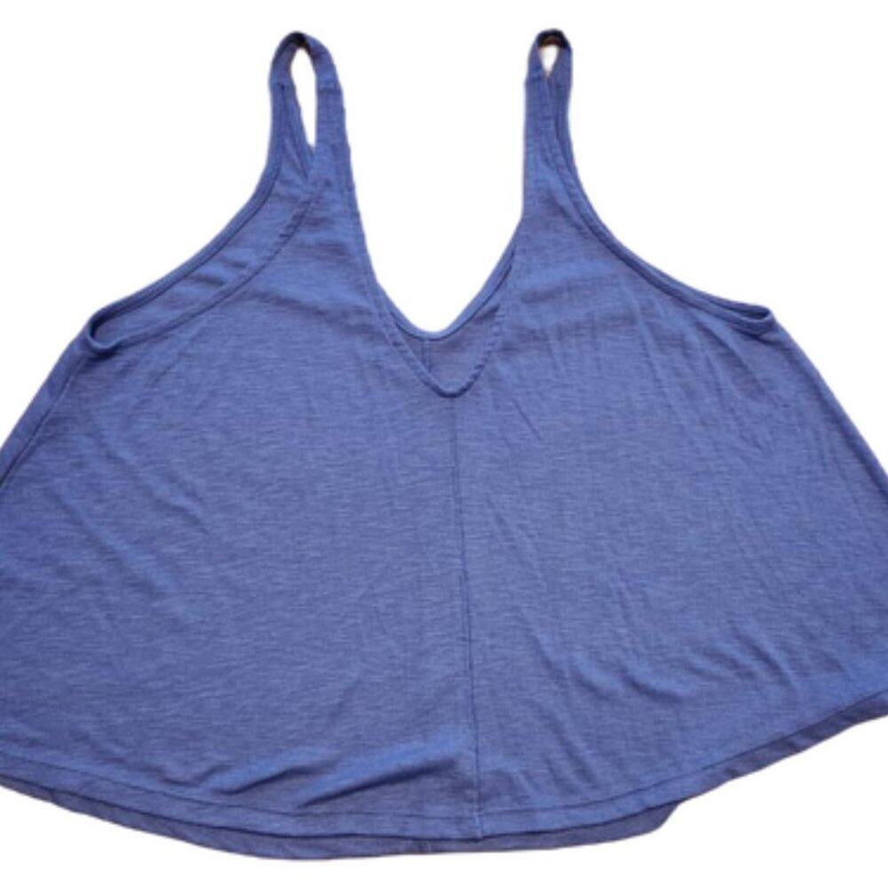 Intimately Free People Purple Ribbed Cropped Tanktop Size XS